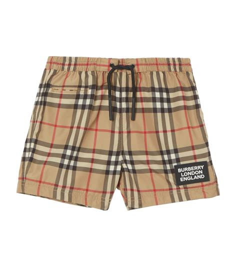 burberry kid shorts|Burberry baby swimsuit.